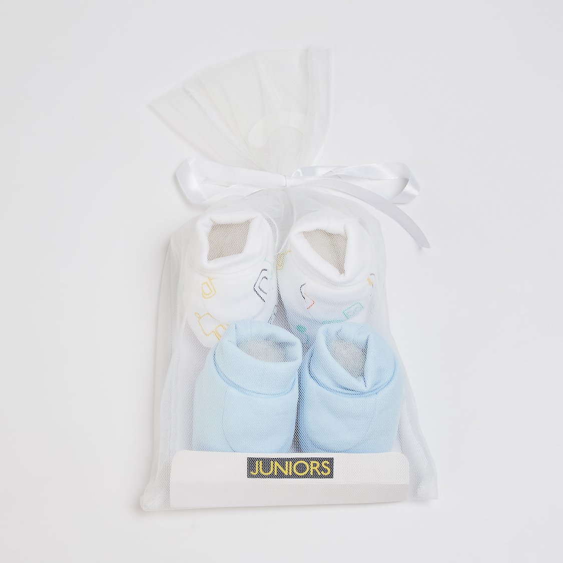 JUNIOR BABY Assorted Booties - Pack of 2
