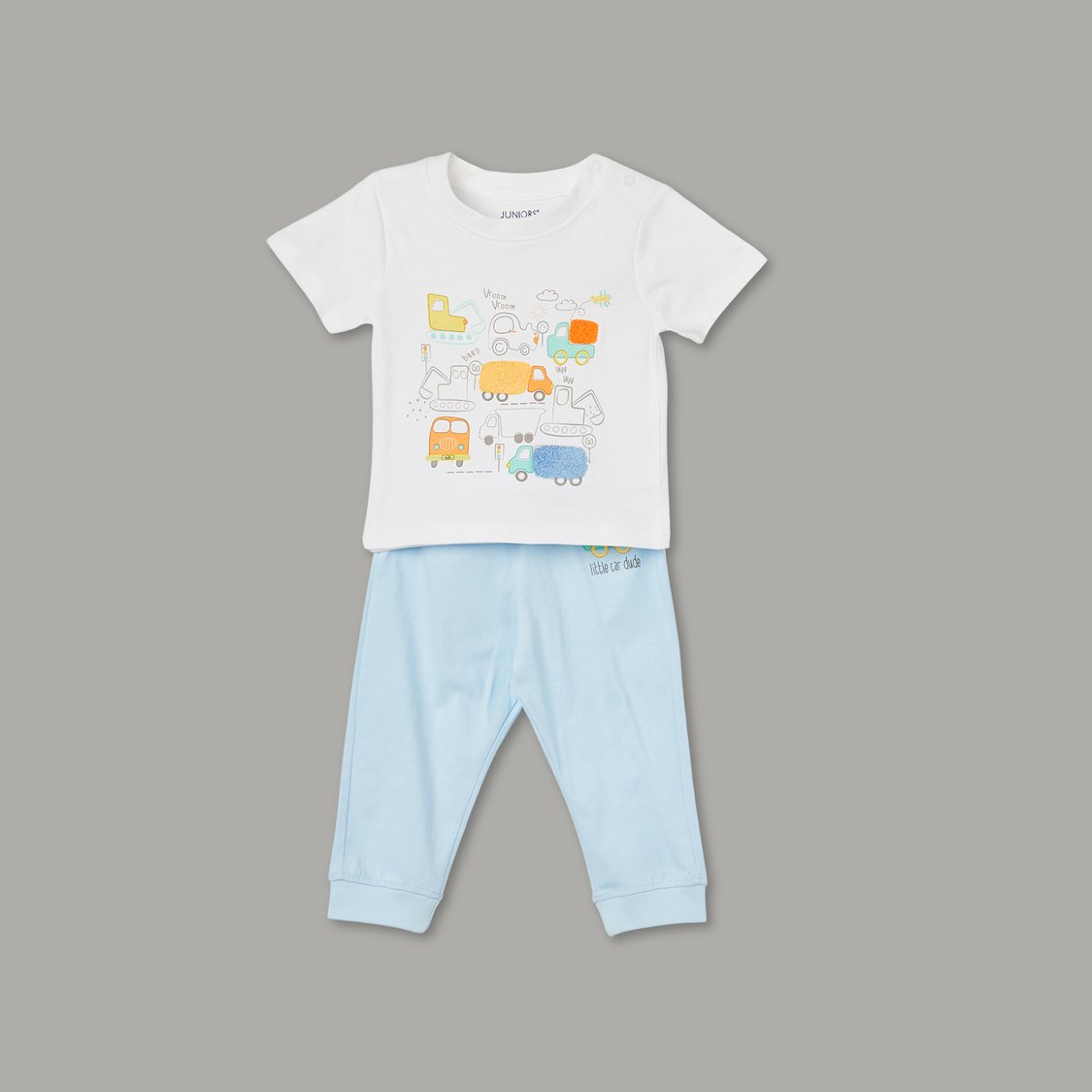 JUNIOR BABY Printed T-shirt with Joggers