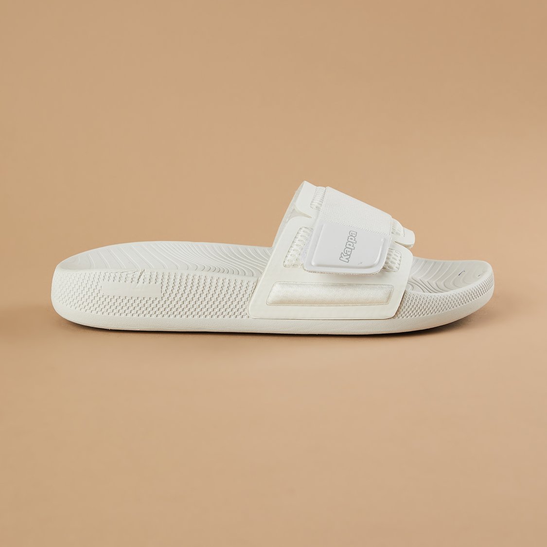 KAPPA Textured Sliders with Velcro Strap