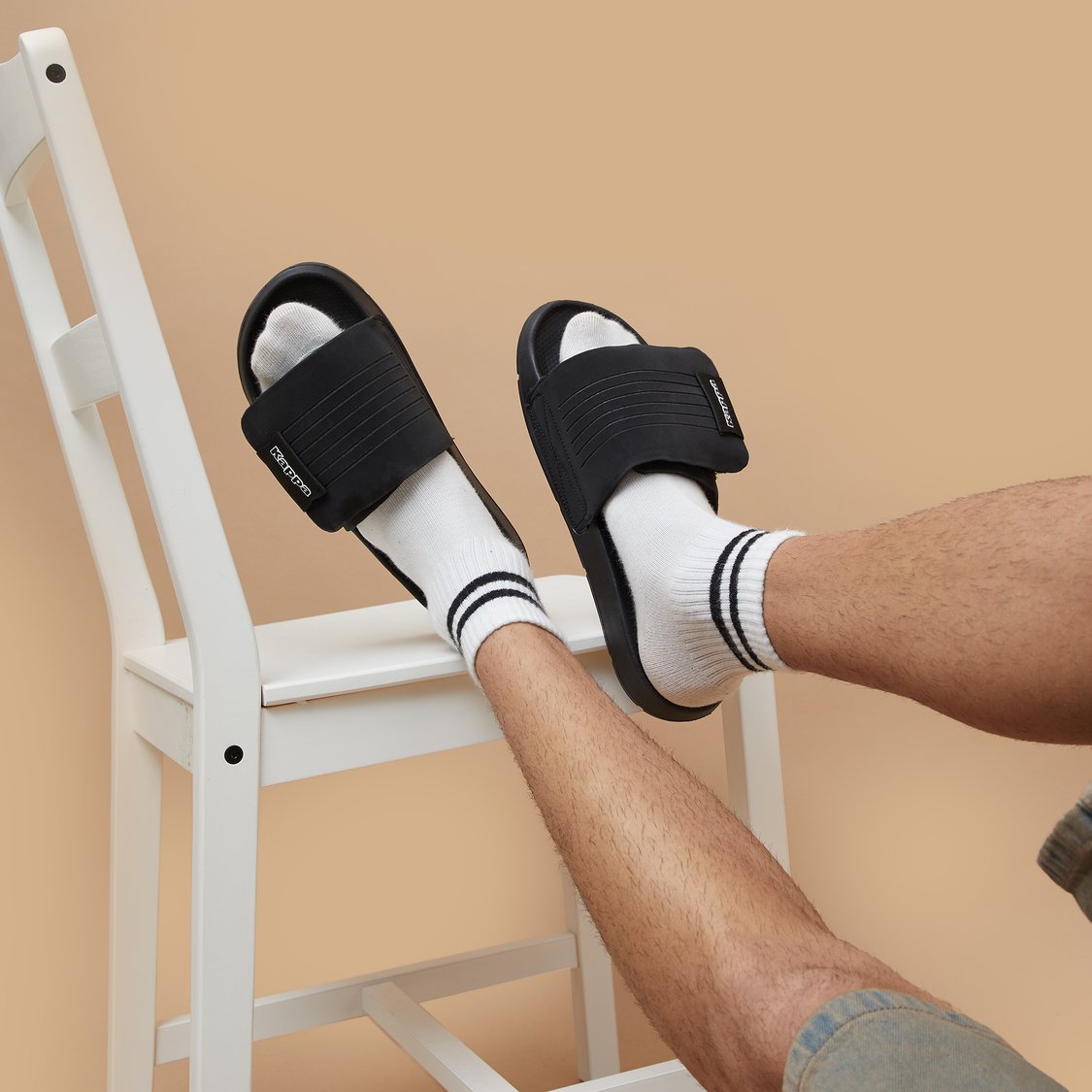 KAPPA Velcro Strap Sliders