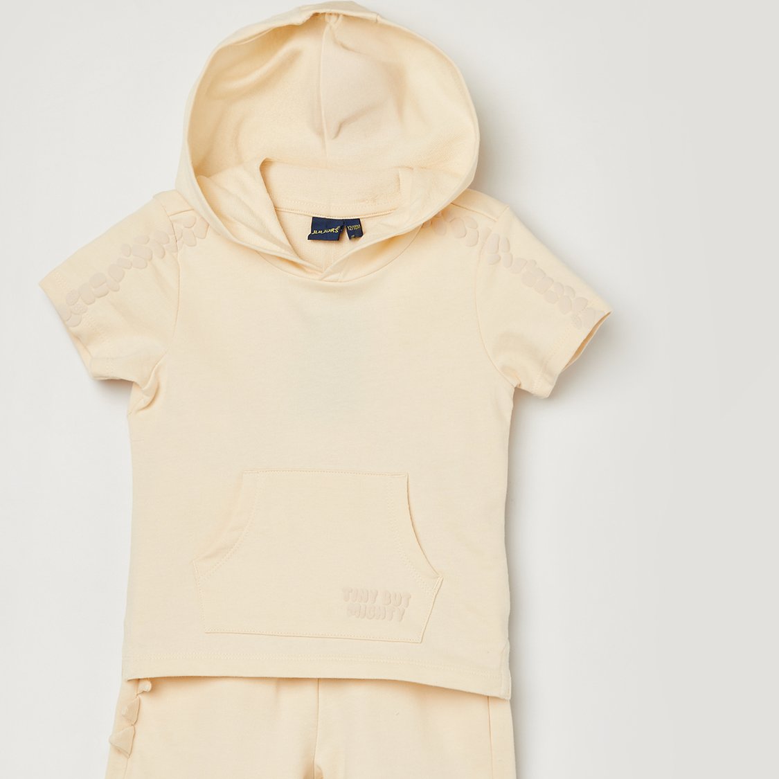 JUNIORS Solid T-shirt with Shorts