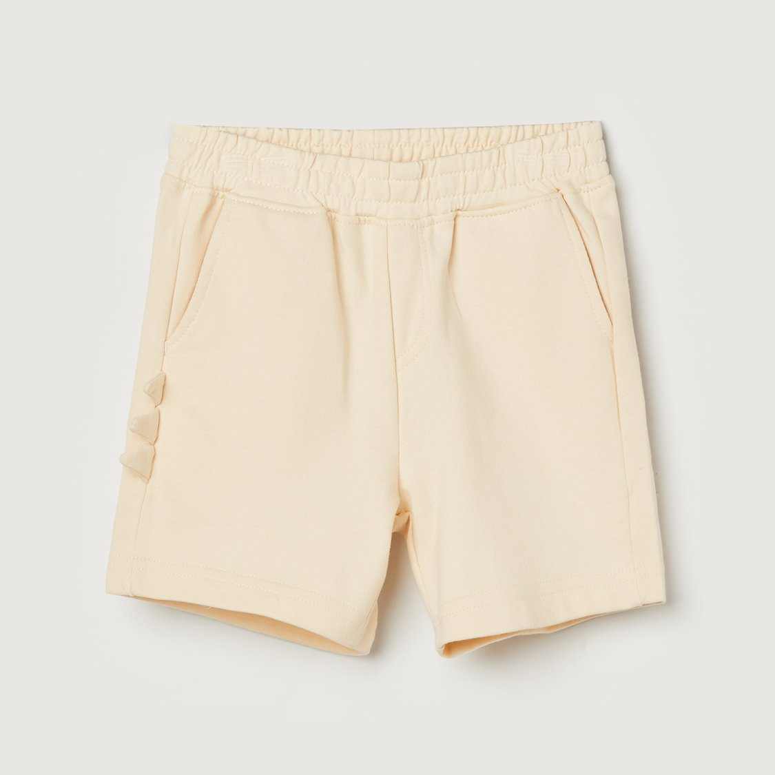 JUNIORS Solid T-shirt with Shorts