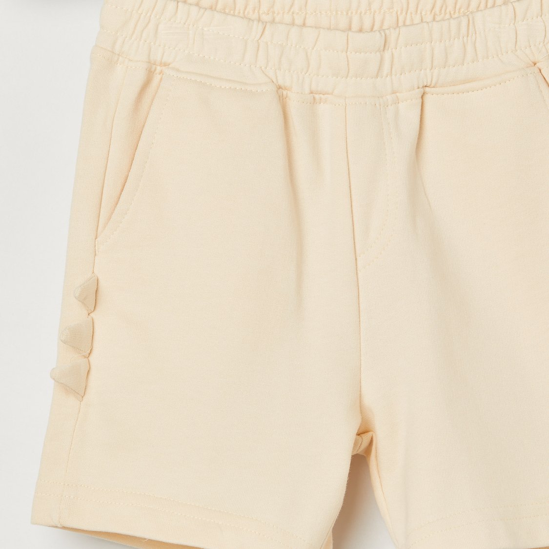 JUNIORS Solid T-shirt with Shorts