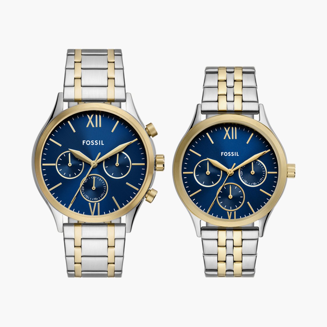 FOSSIL Fenmore Multifunction Couple Watch Set BQ2900SET