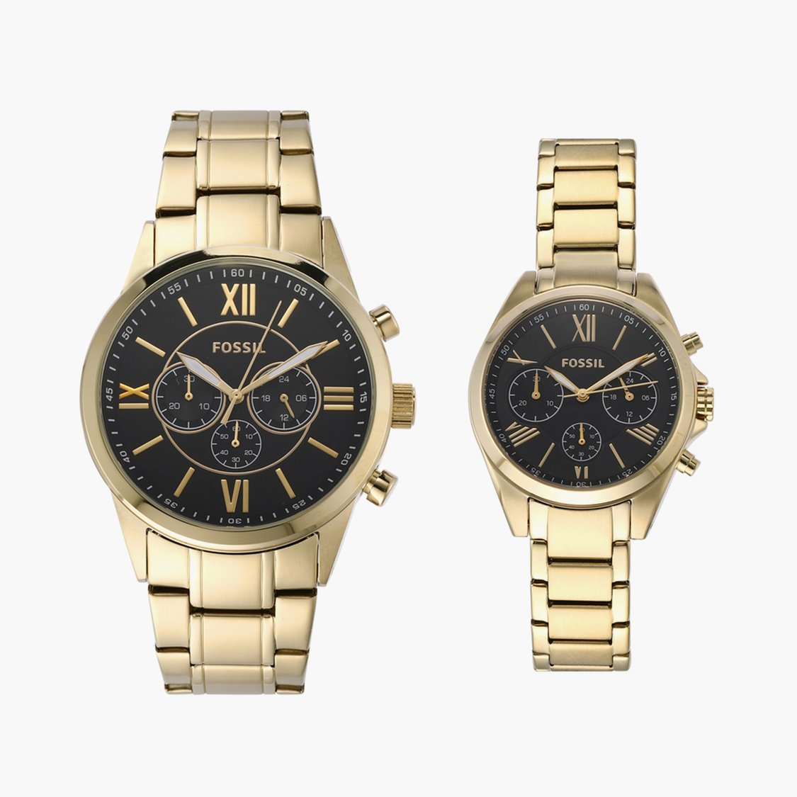 FOSSIL Modern Courier Chronograph Watch Set - BQ2400SET