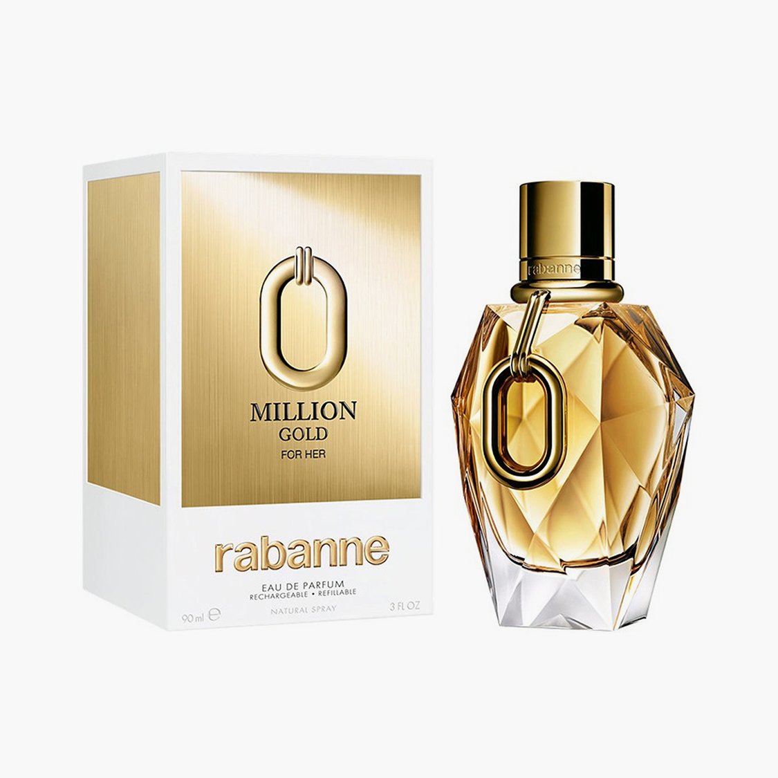 【新品未開封】ラバンヌ Rabanne Million Gold For Her Buy RABANNE Million Gold For Her Refillable Eau de Parfum - 90 ml