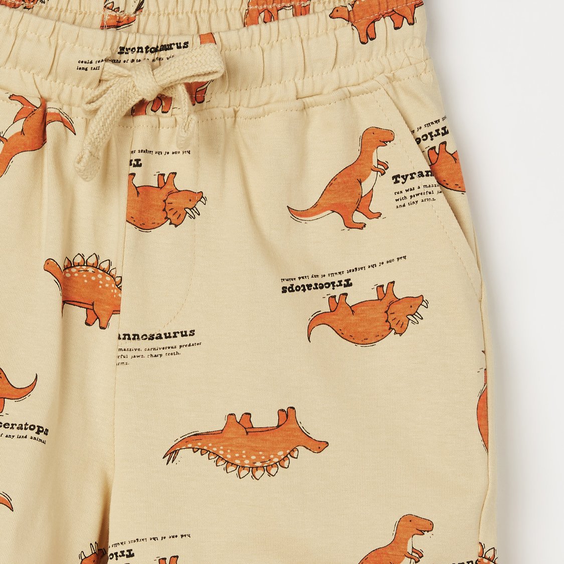 FAME FOREVER Printed Knit Shorts