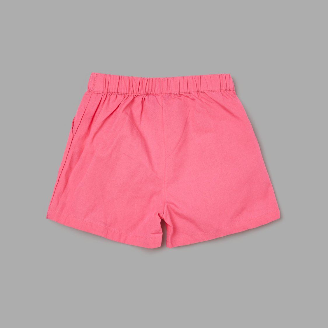 JUNIORS Embroidered Top and Shorts