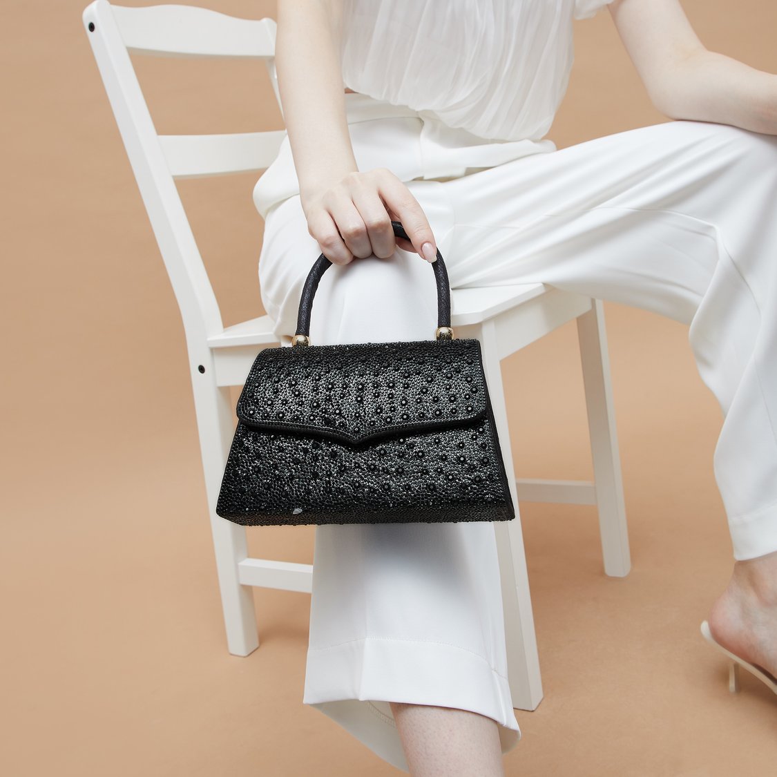 CODE Embellished Clutch