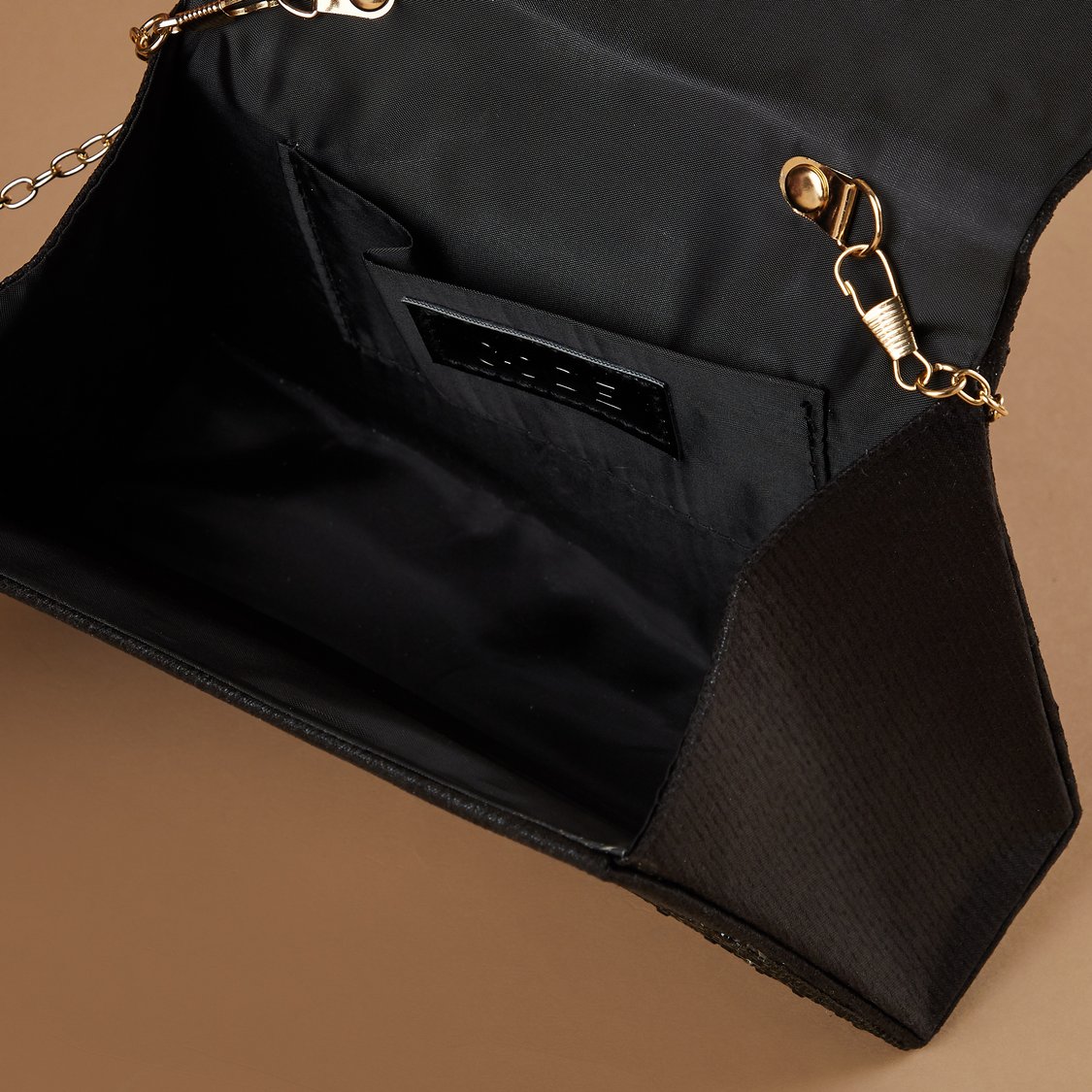 CODE Embellished Clutch