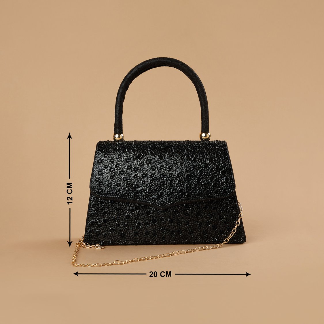 CODE Embellished Clutch