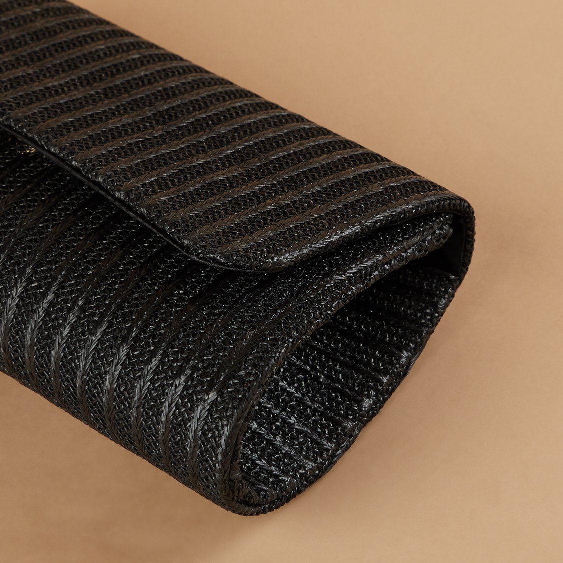 CODE Textured Foldover Clutch