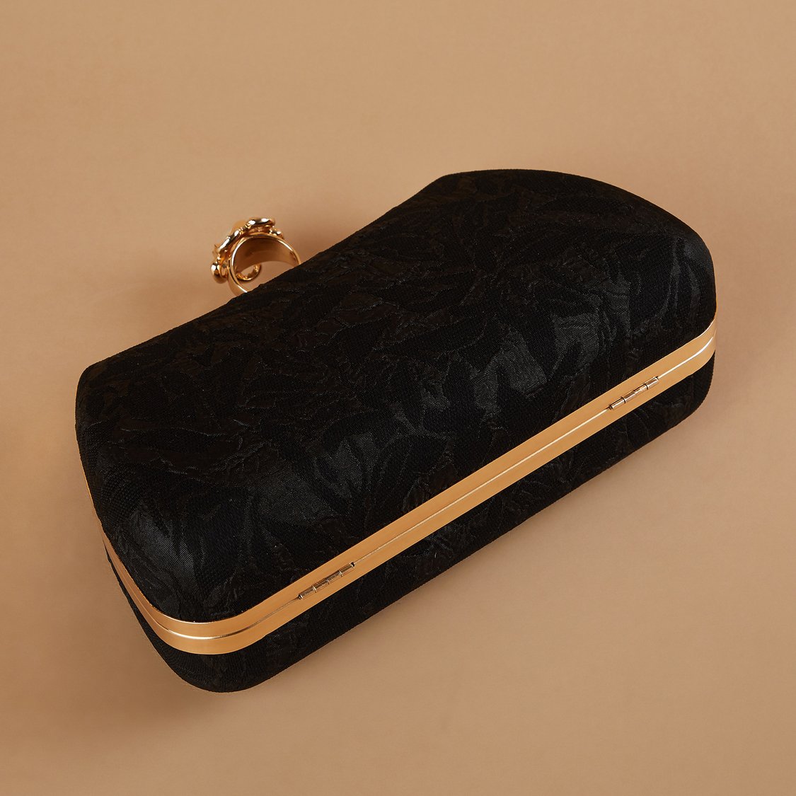 CODE Textured Foldover Clutch