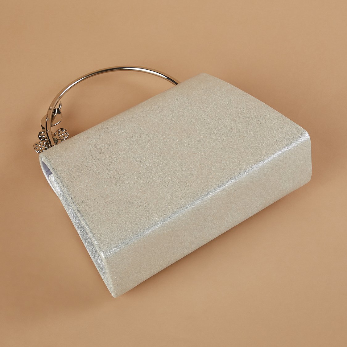 CODE Patterned Foldover Clutch