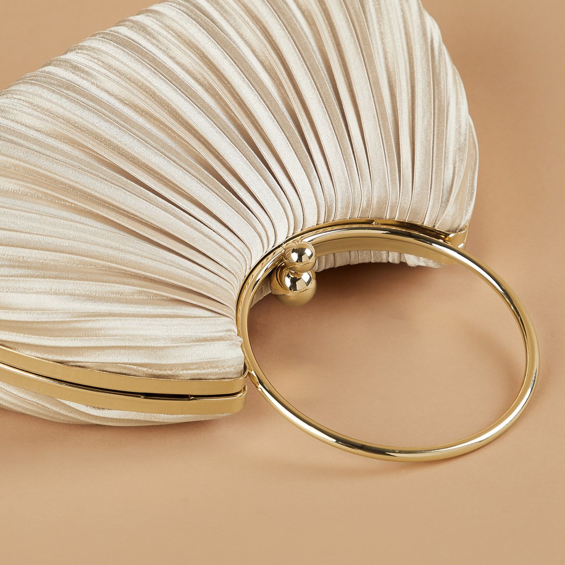 CODE Pleated Box Clutch
