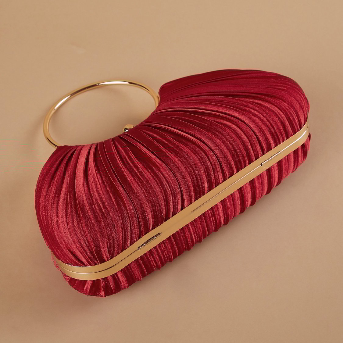 CODE Pleated Box Clutch