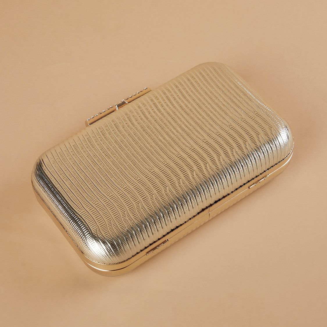 CODE Engraved Minaudiere Clutch