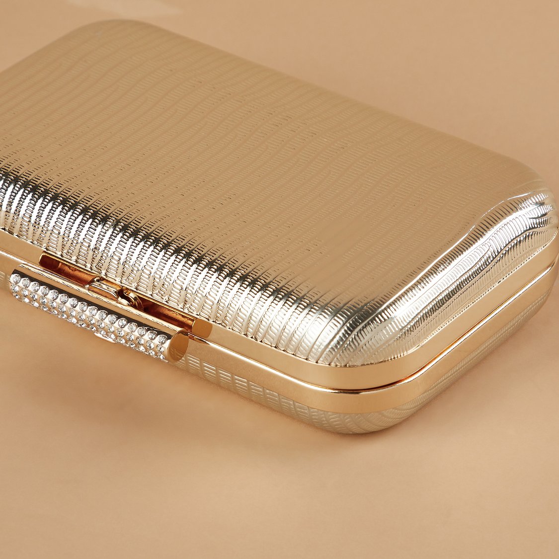 CODE Engraved Minaudiere Clutch