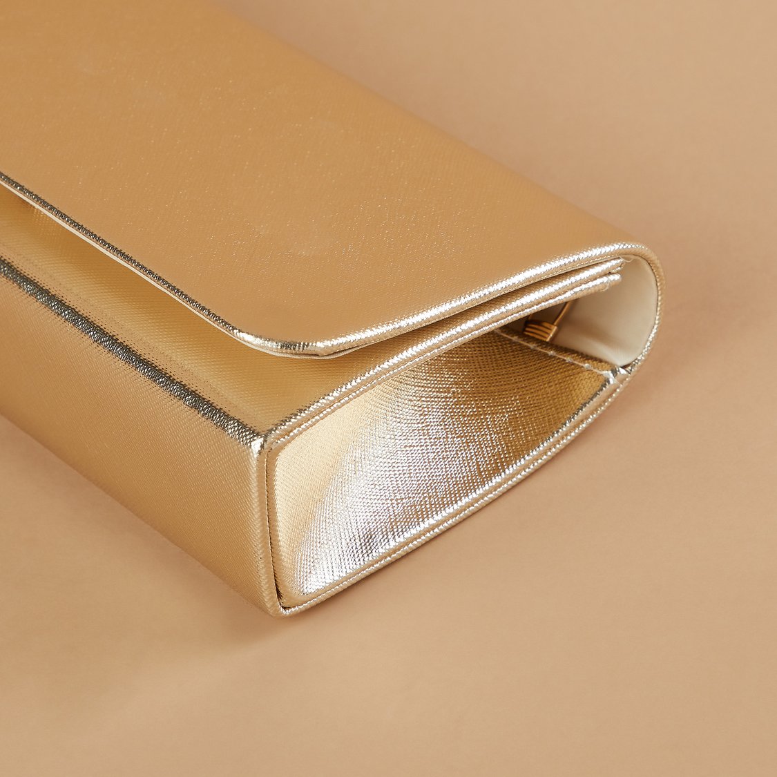 CODE Textured Foldover Clutch