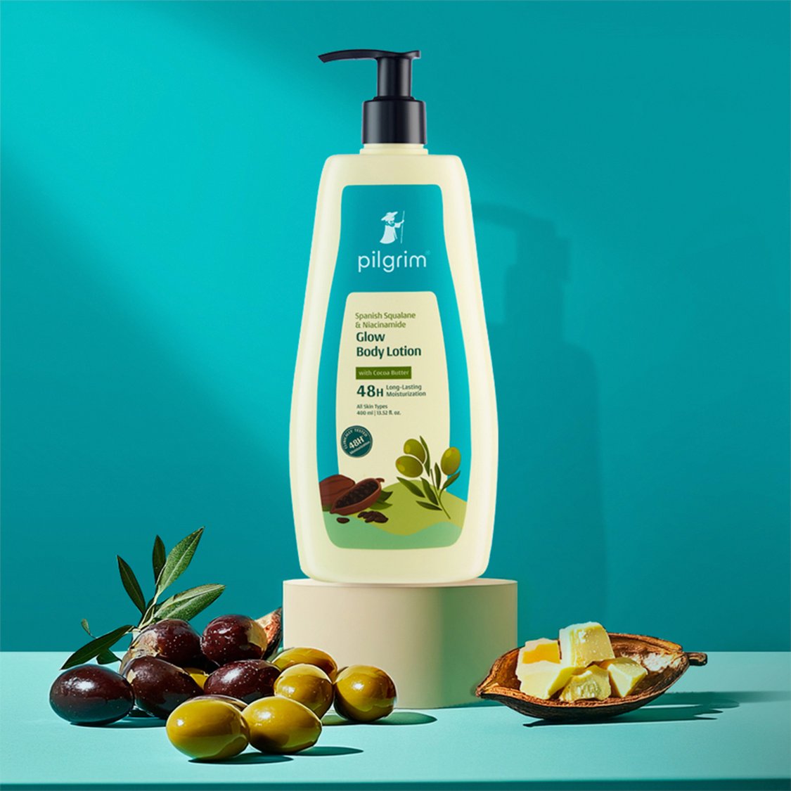 PILGRIM Spanish Squalane & Niacinamide Body Lotion - 400ml