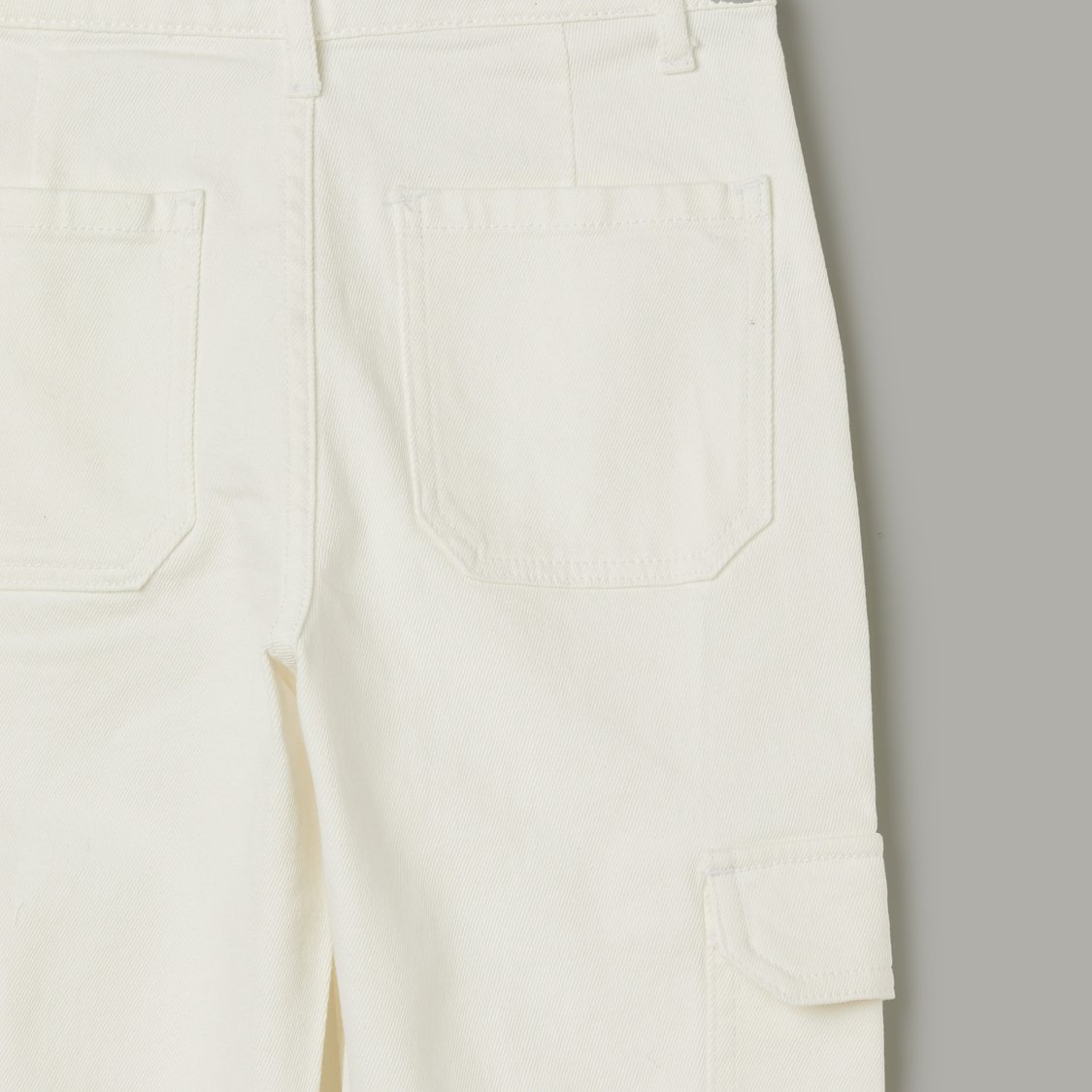 UNITED COLORS OF BENETTON Solid Straight Fit Cargo Jeans