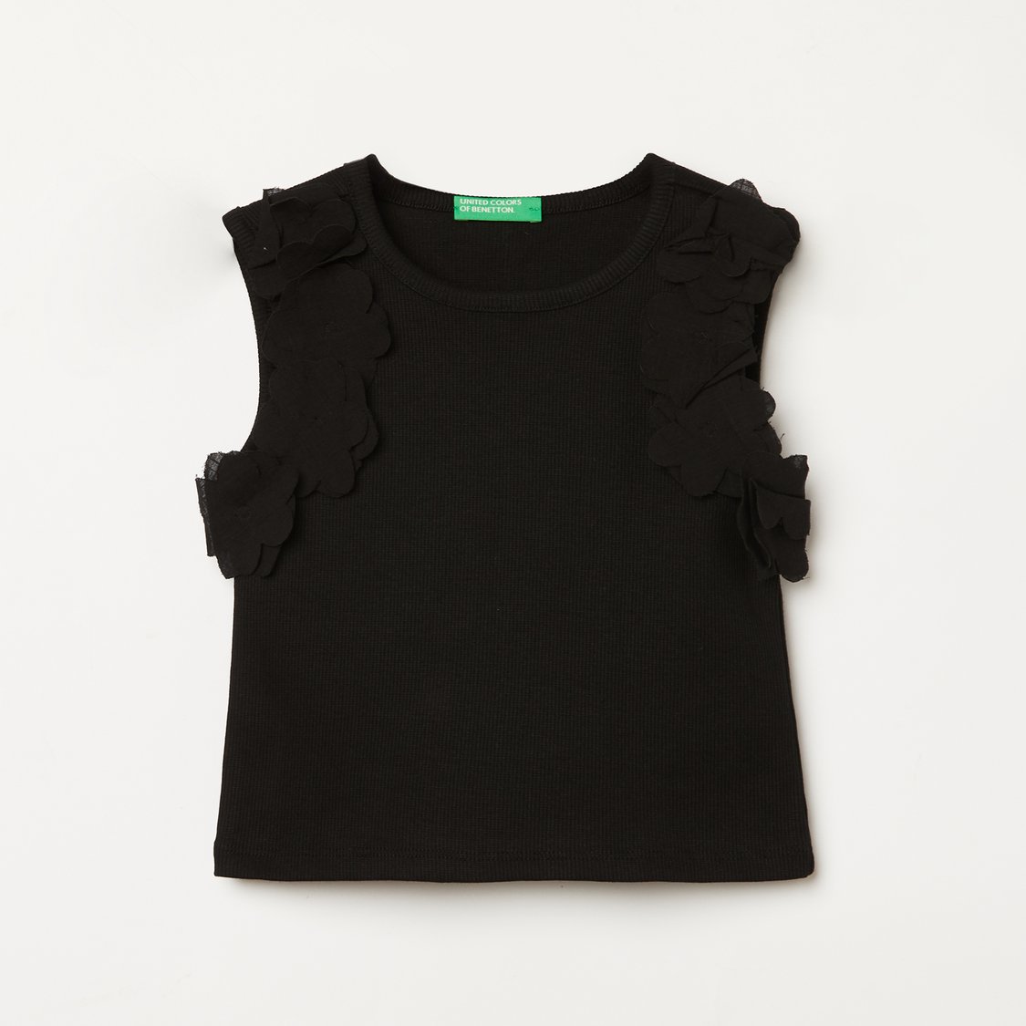 Buy United Colors Of Benetton Girls Brand Logo Print Detail A Line - View #12