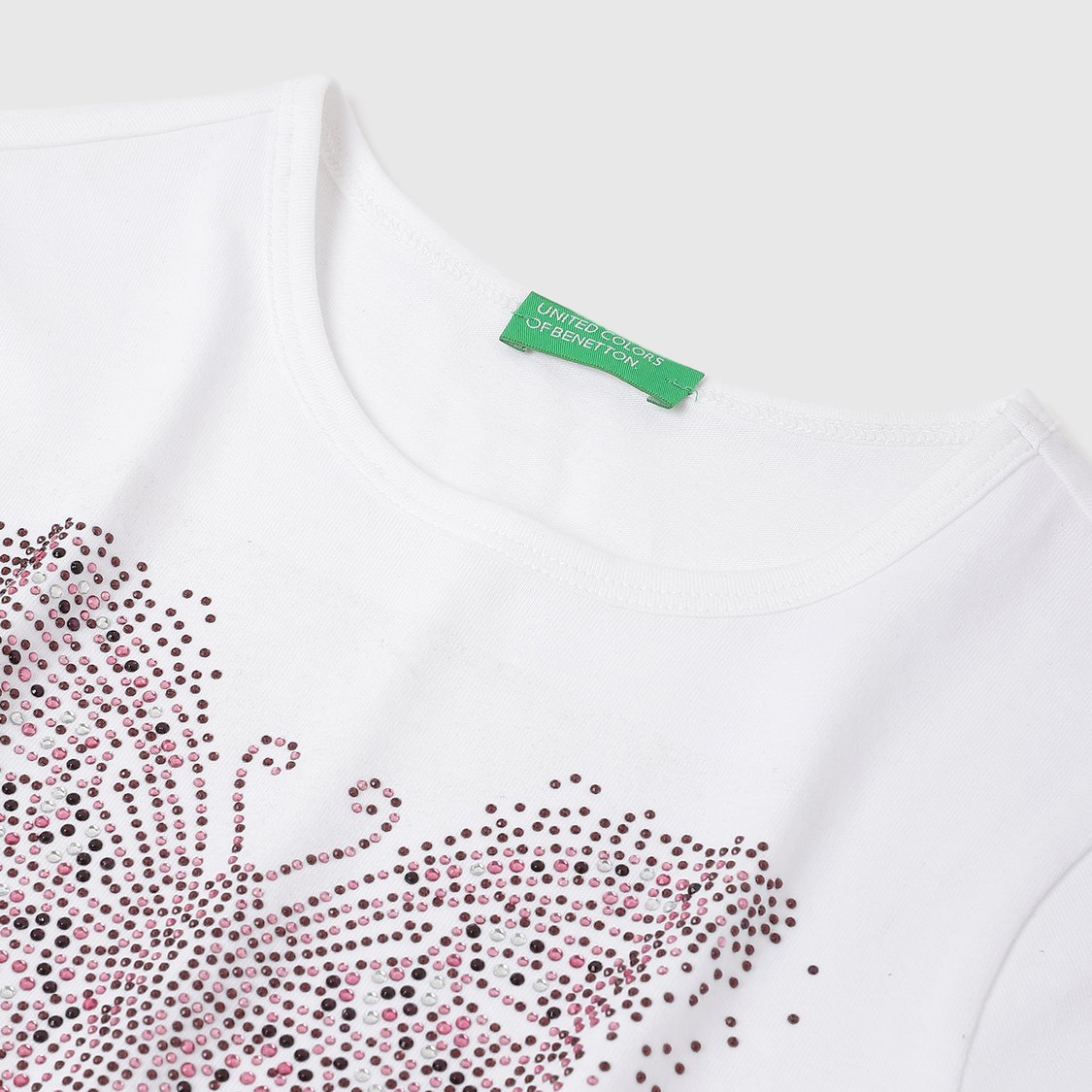 UNITED COLORS OF BENETTON Embellished T-shirt