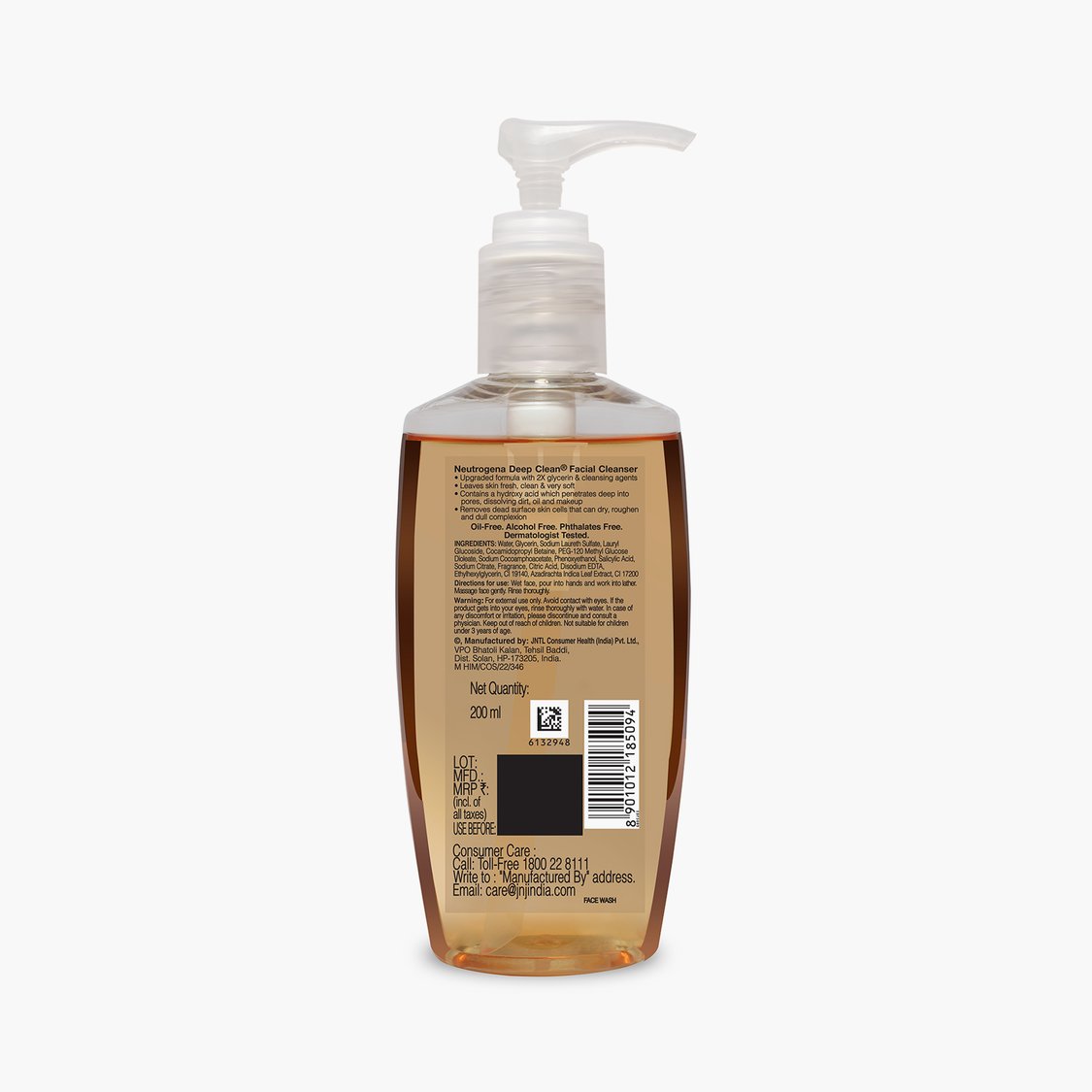 NEUTROGENA Deep Clean Facial Cleanser - 200ml