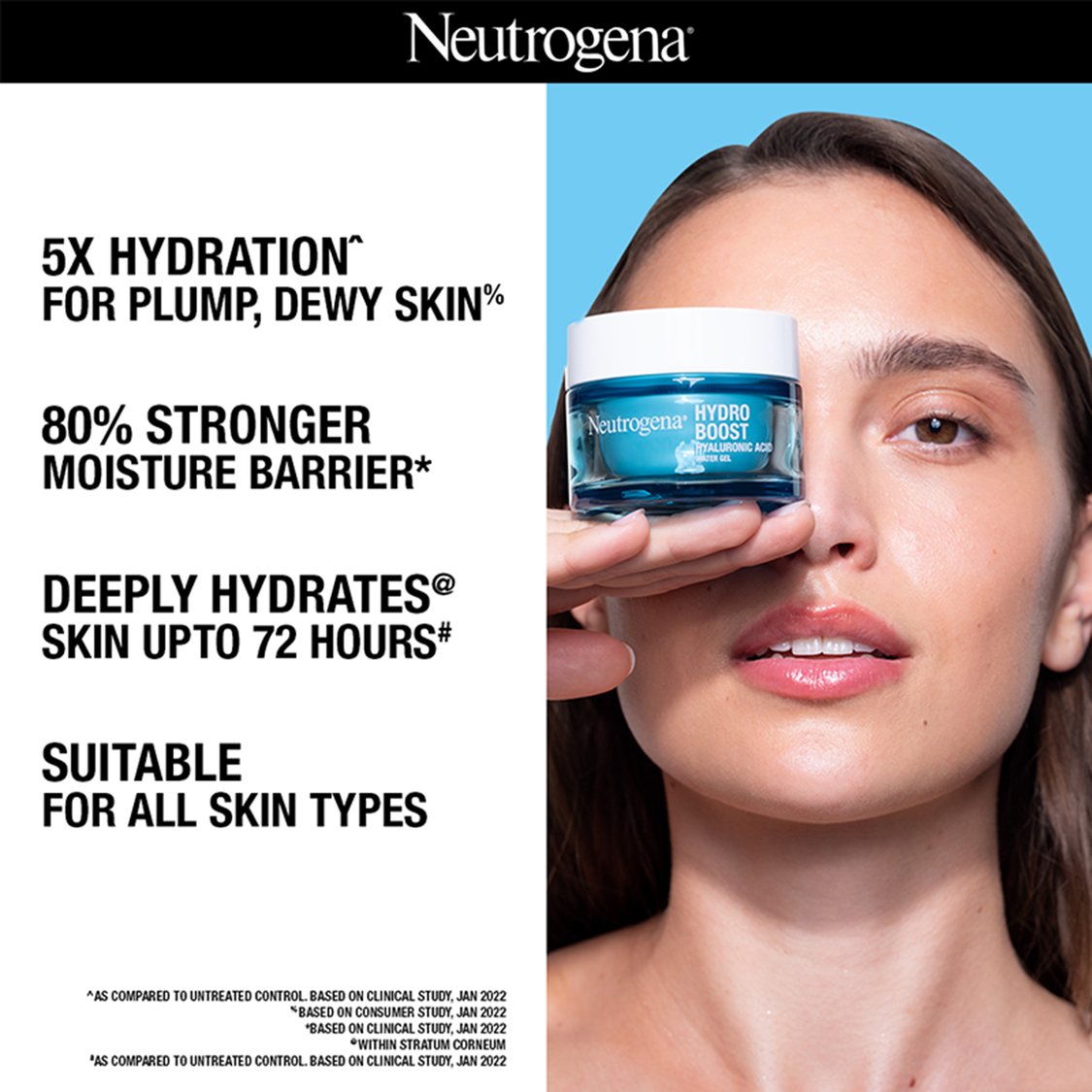 NEUTROGENA Hydro Boost Hyaluronic Acid Water Gel Face Moisturizer - 50g