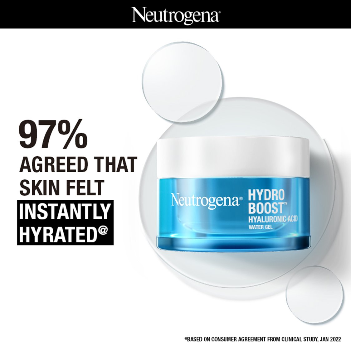 NEUTROGENA Hydro Boost Hyaluronic Acid Water Gel Face Moisturizer - 50g
