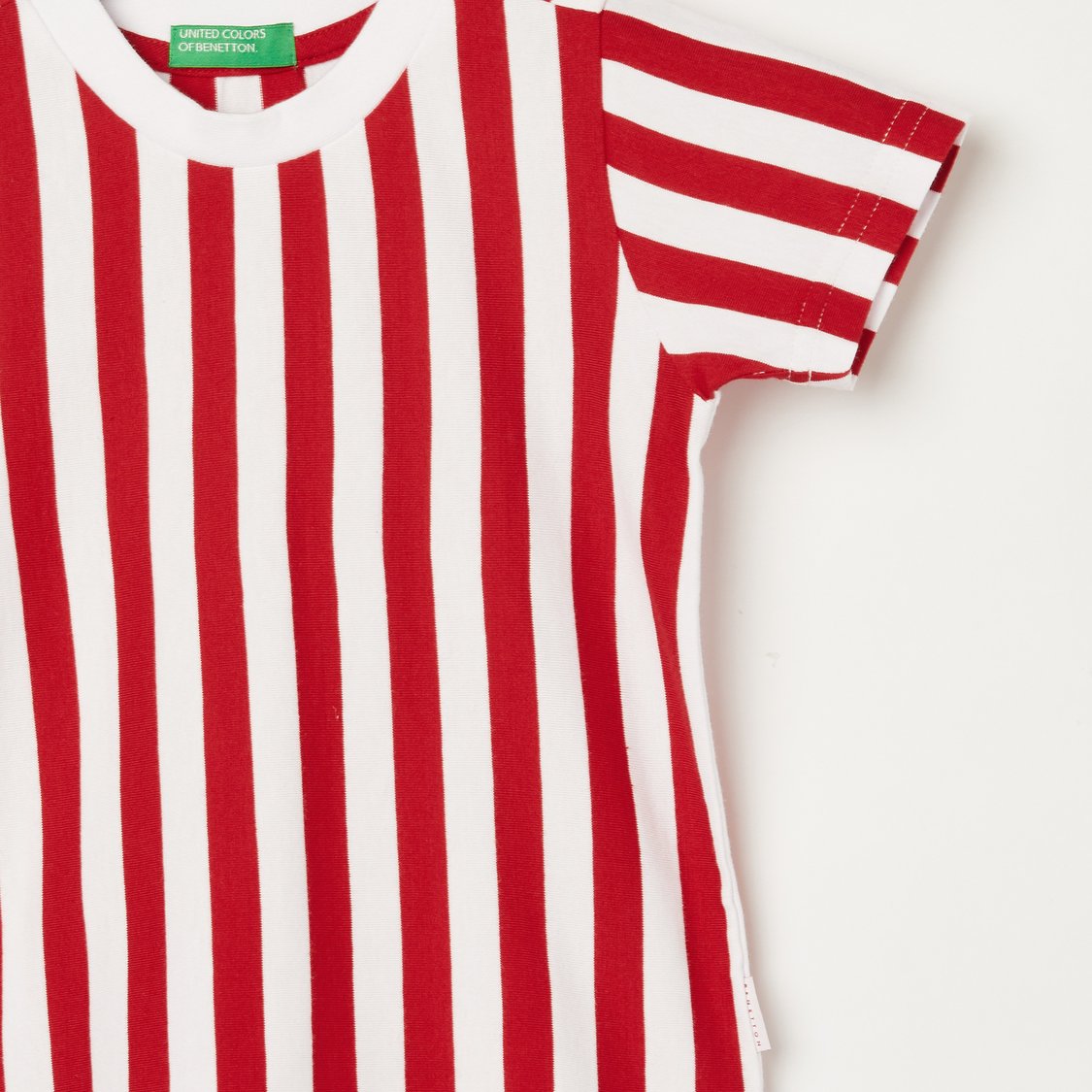 T-Shirt Manica Lunga United Colors Of Benetton In Cotone Organico - Con Stampe - Taglia M/L