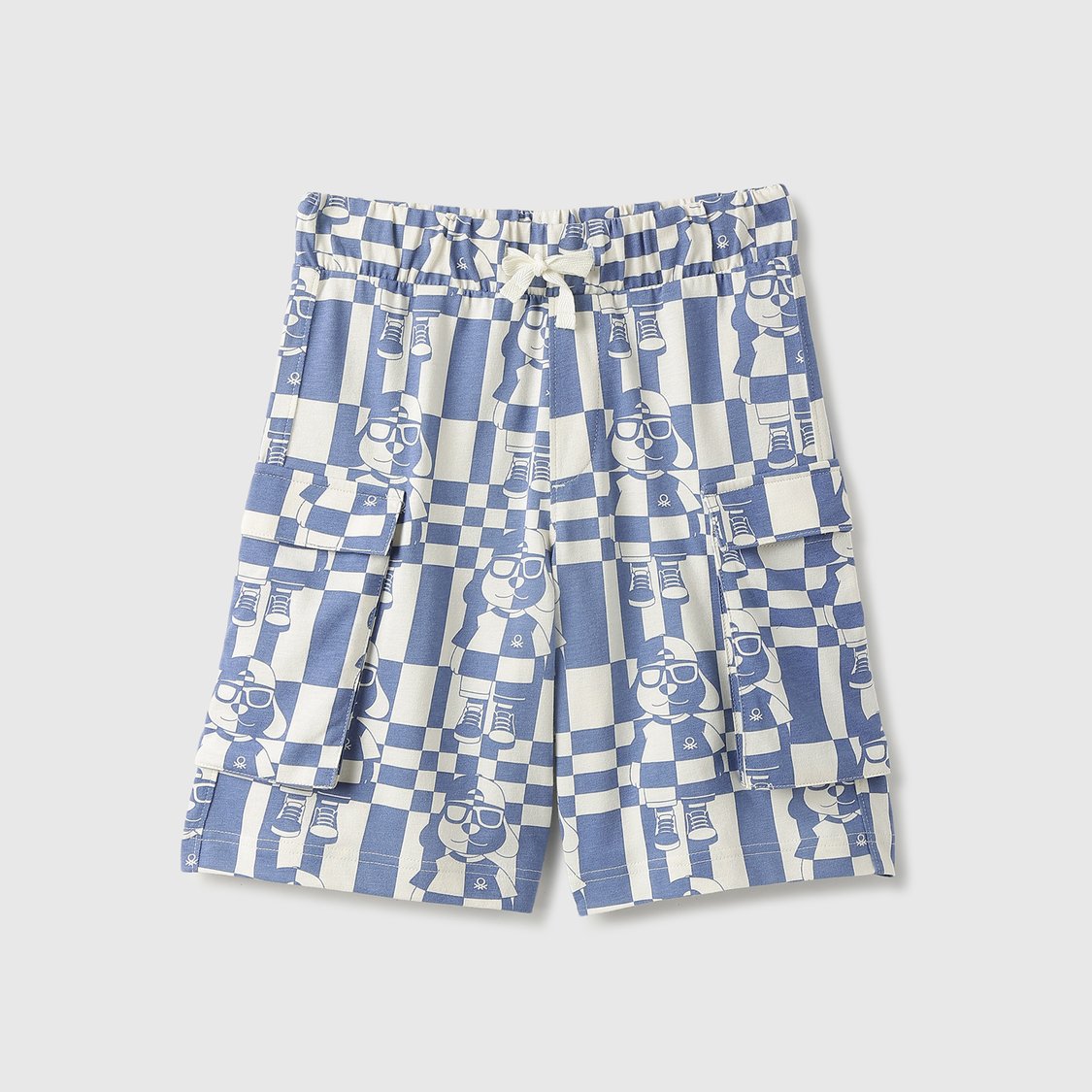 UNITED COLORS OF BENETTON Printed Cargo Shorts