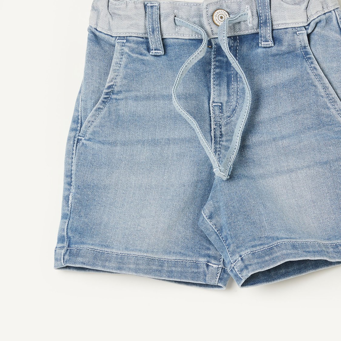 UNITED COLORS OF BENETTON Washed Denim Shorts
