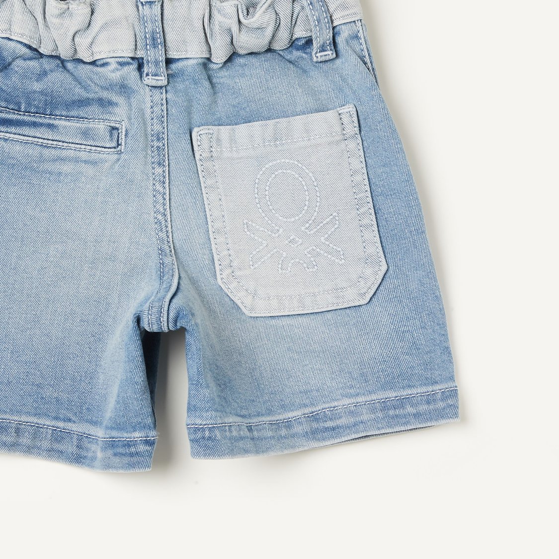 UNITED COLORS OF BENETTON Washed Denim Shorts