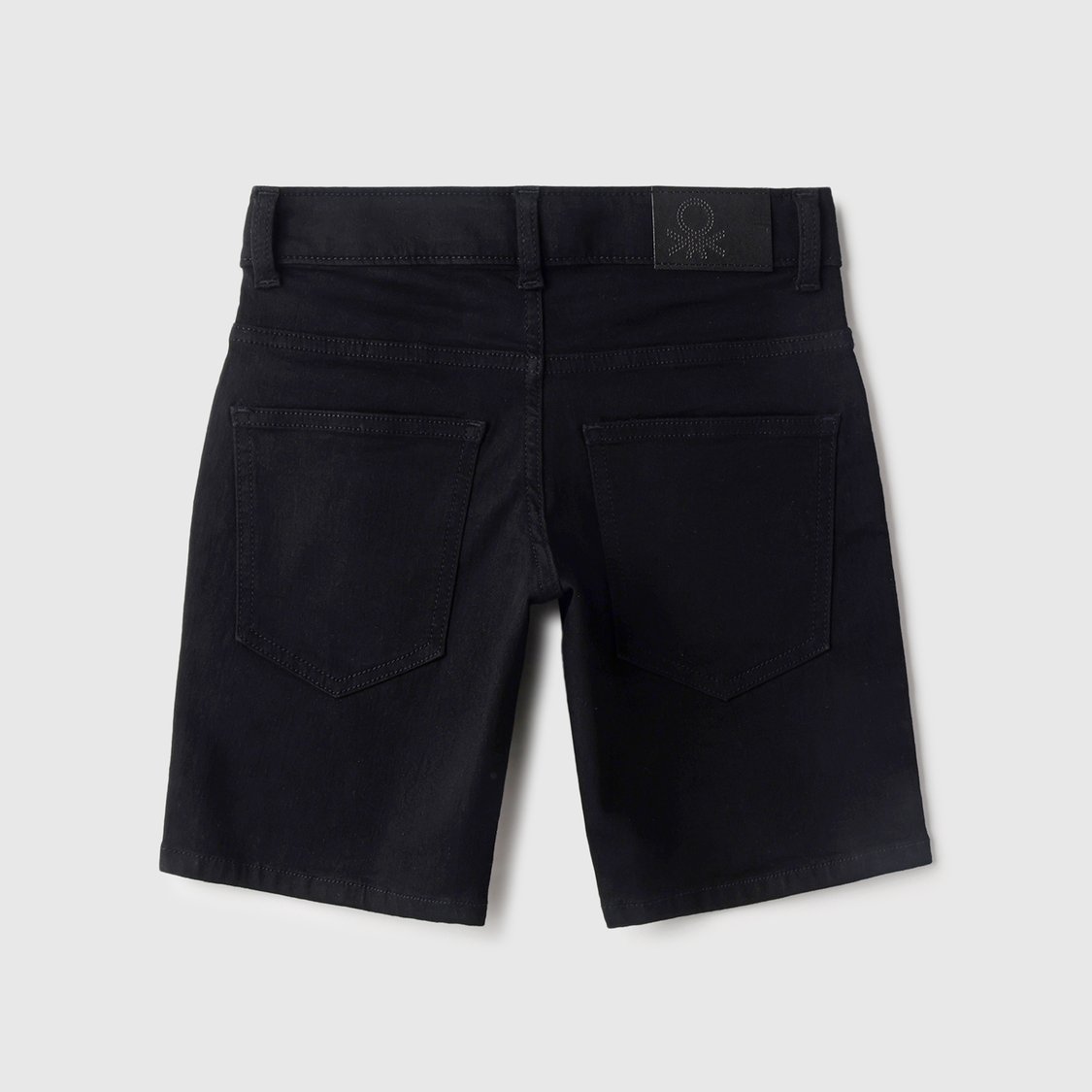 UNITED COLORS OF BENETTON Solid Denim Shorts