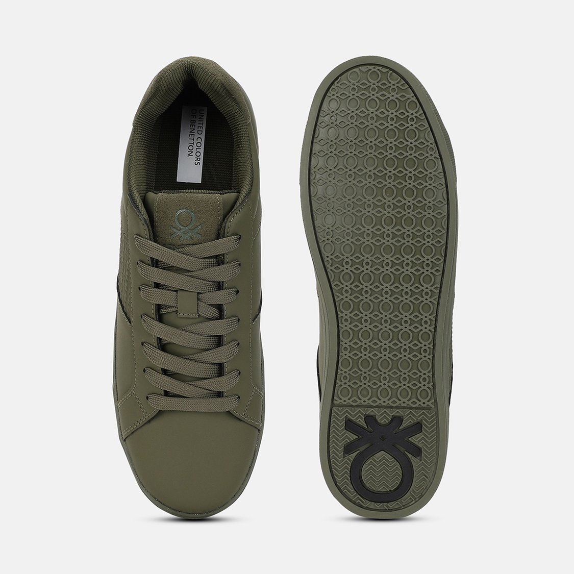 Buy UNITED COLORS OF BENETTON Embossed Panel Sneakers from United ...