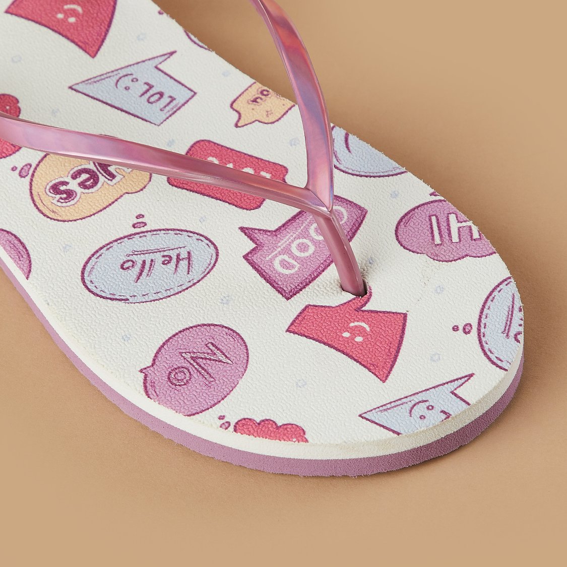 GINGER Printed Flip Flops