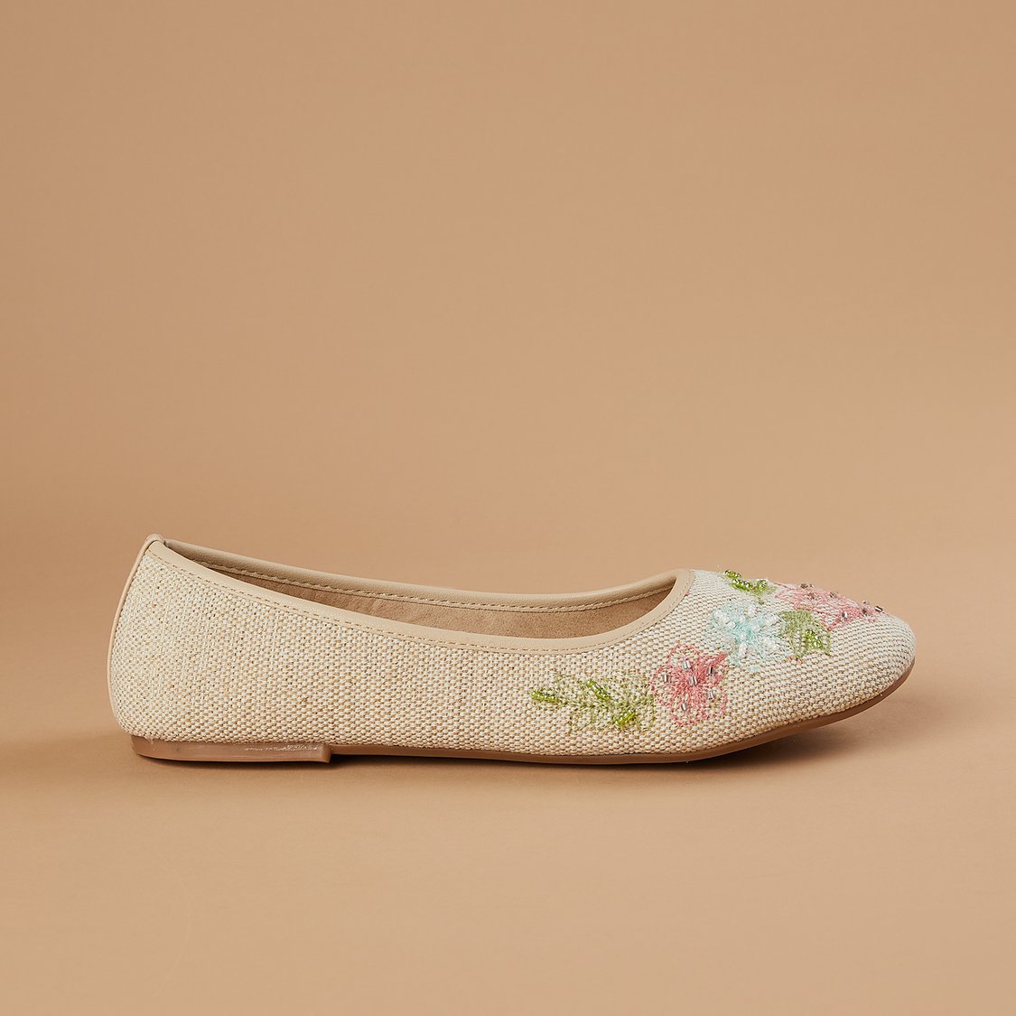 FAME FOREVER Embroidered Ballerinas