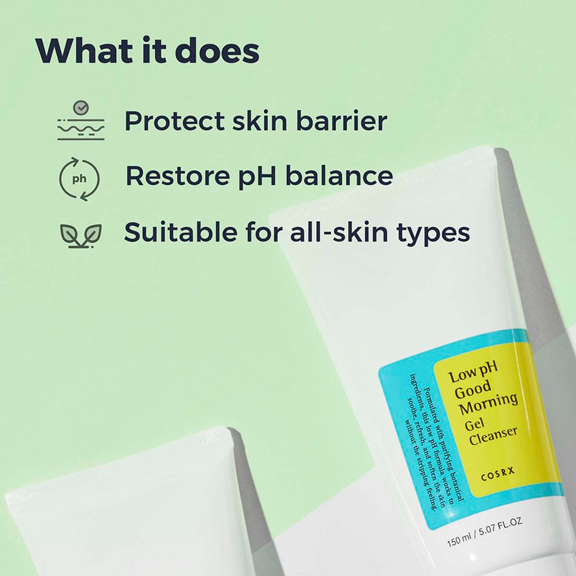 COSRX Low pH Good Morning Gel Cleanser -150ml