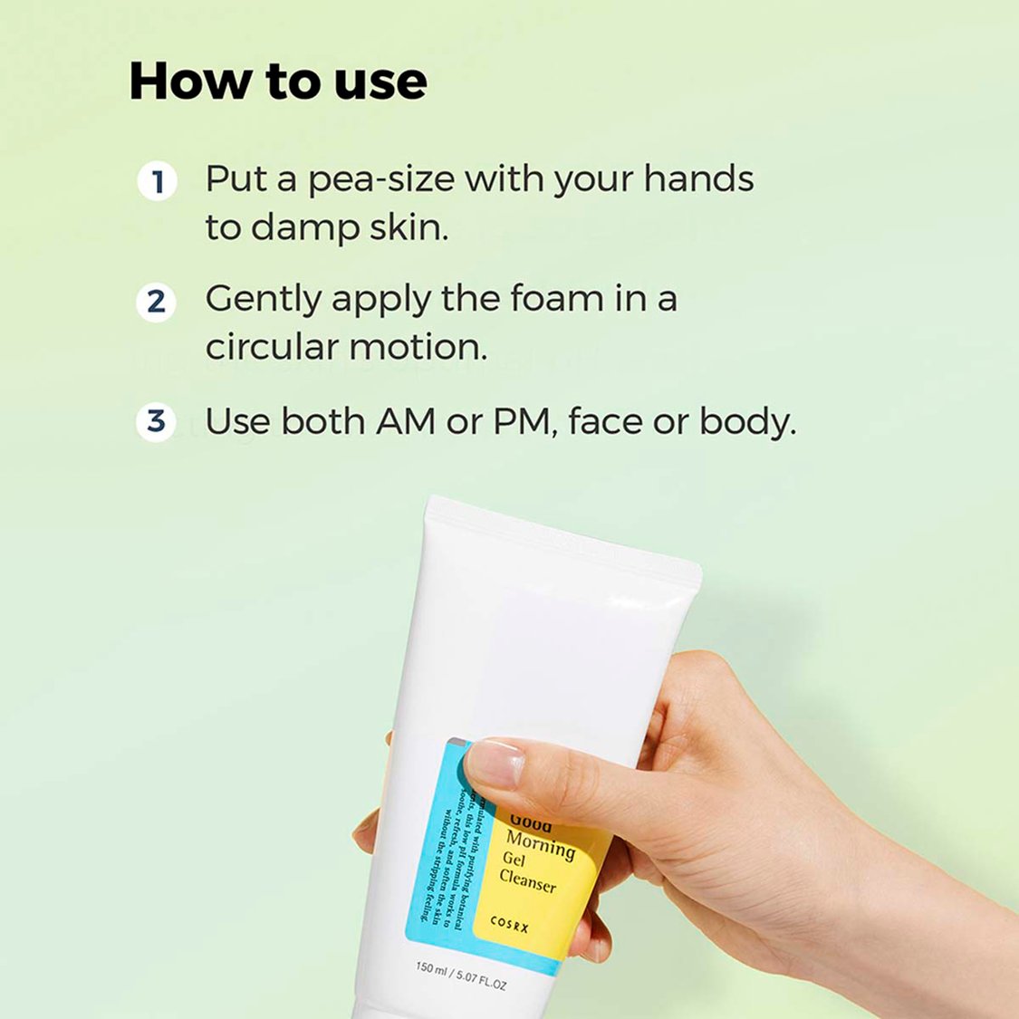 COSRX Low pH Good Morning Gel Cleanser -150ml