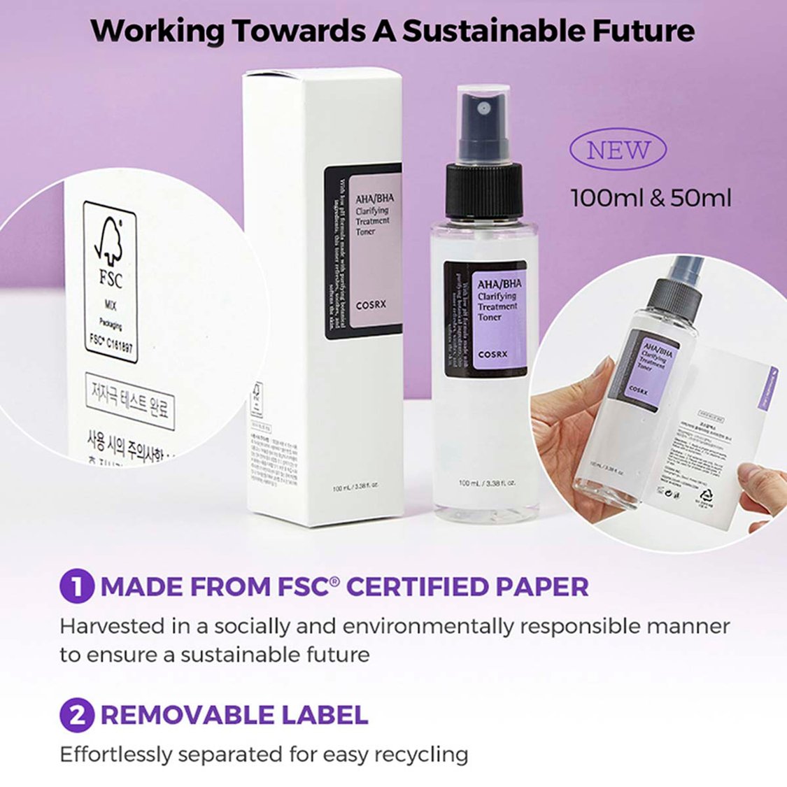 COSRX AHA/BHA Clarifying Treatment Toner - 150ml