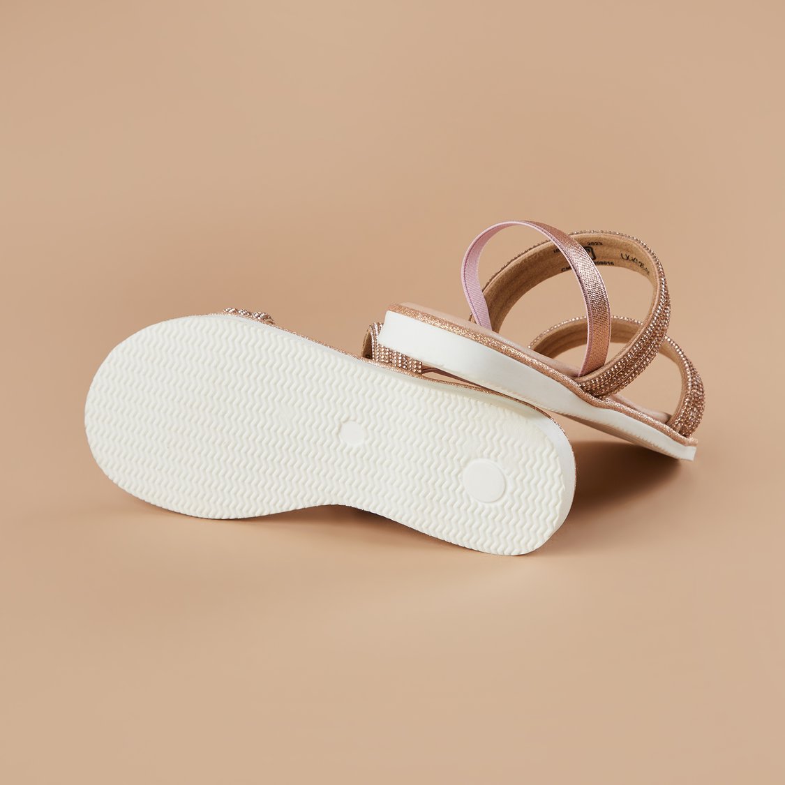 FAME FOREVER Embellished Slingback Flats