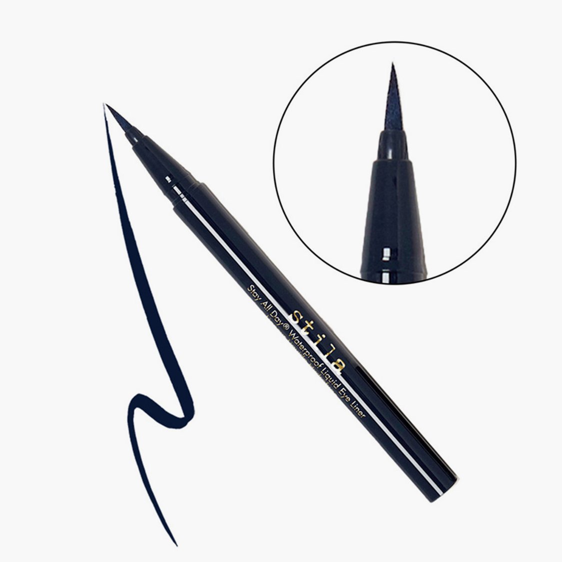 STILA Stay All Day Waterproof Liquid Eye Liner - Midnight Blue - 0.016 oz.