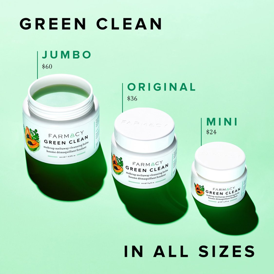 FARMACY Green Clean Makeup Removing Cleansing Balm - 100ml