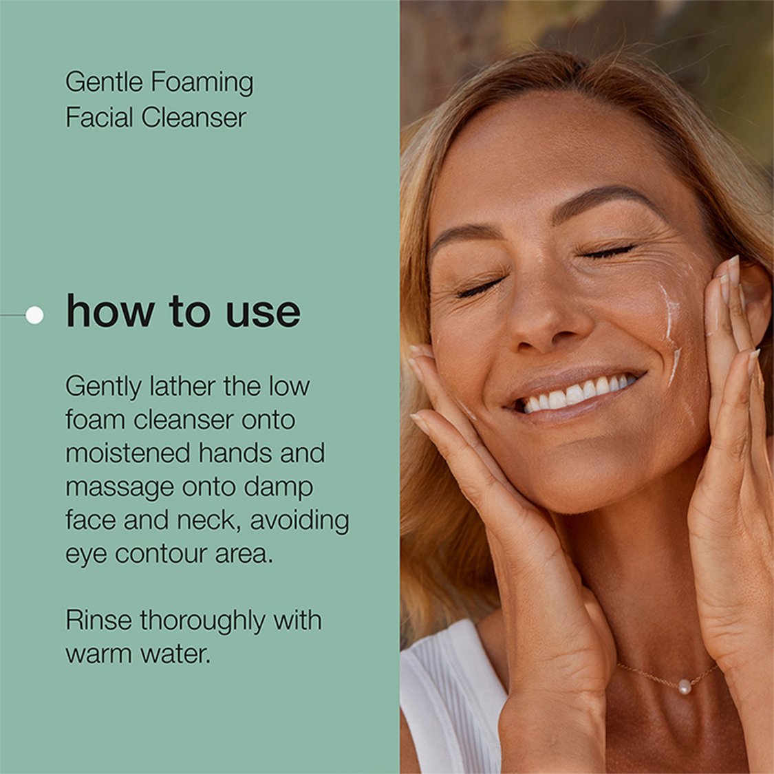 NATIO Aromatherapy Gentle Foaming Facial Cleanser - 100g