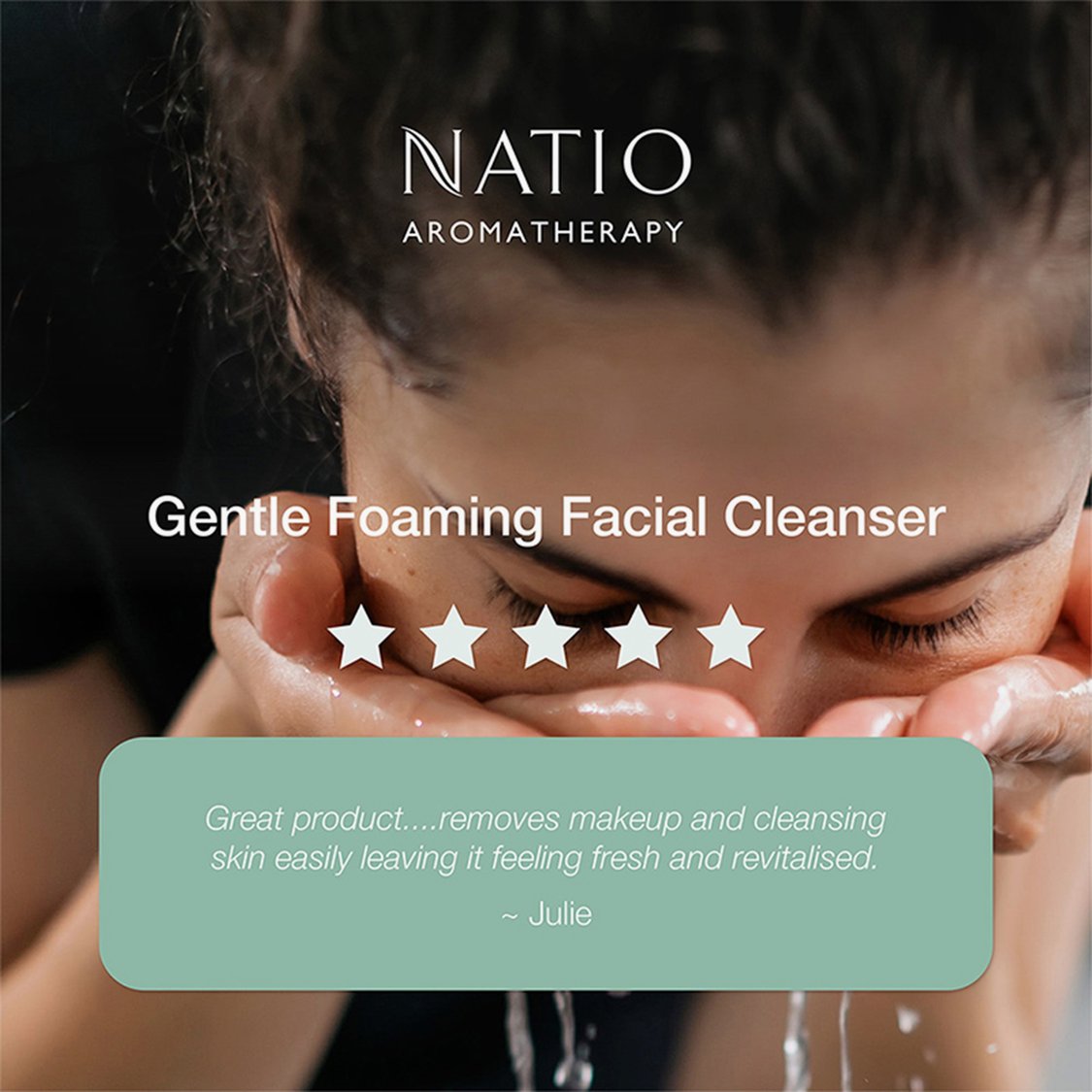 NATIO Aromatherapy Gentle Foaming Facial Cleanser - 100g