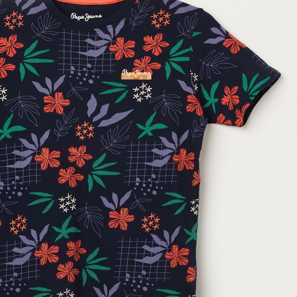 PEPE JEANS Floral Print T-shirt