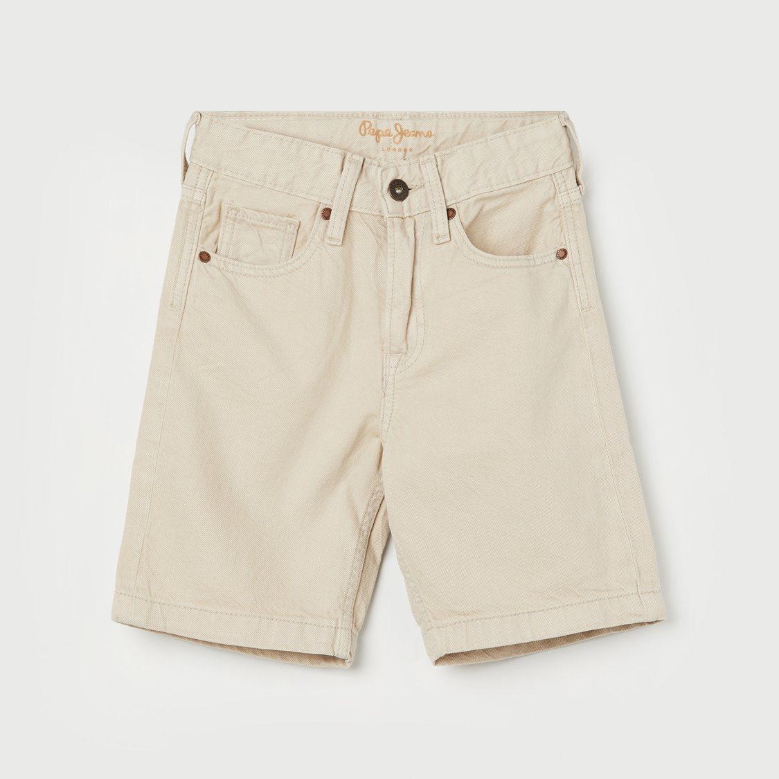 Buy PEPE JEANS Boys Solid Mills Shorts (Baggy) from Pepe Jeans at
