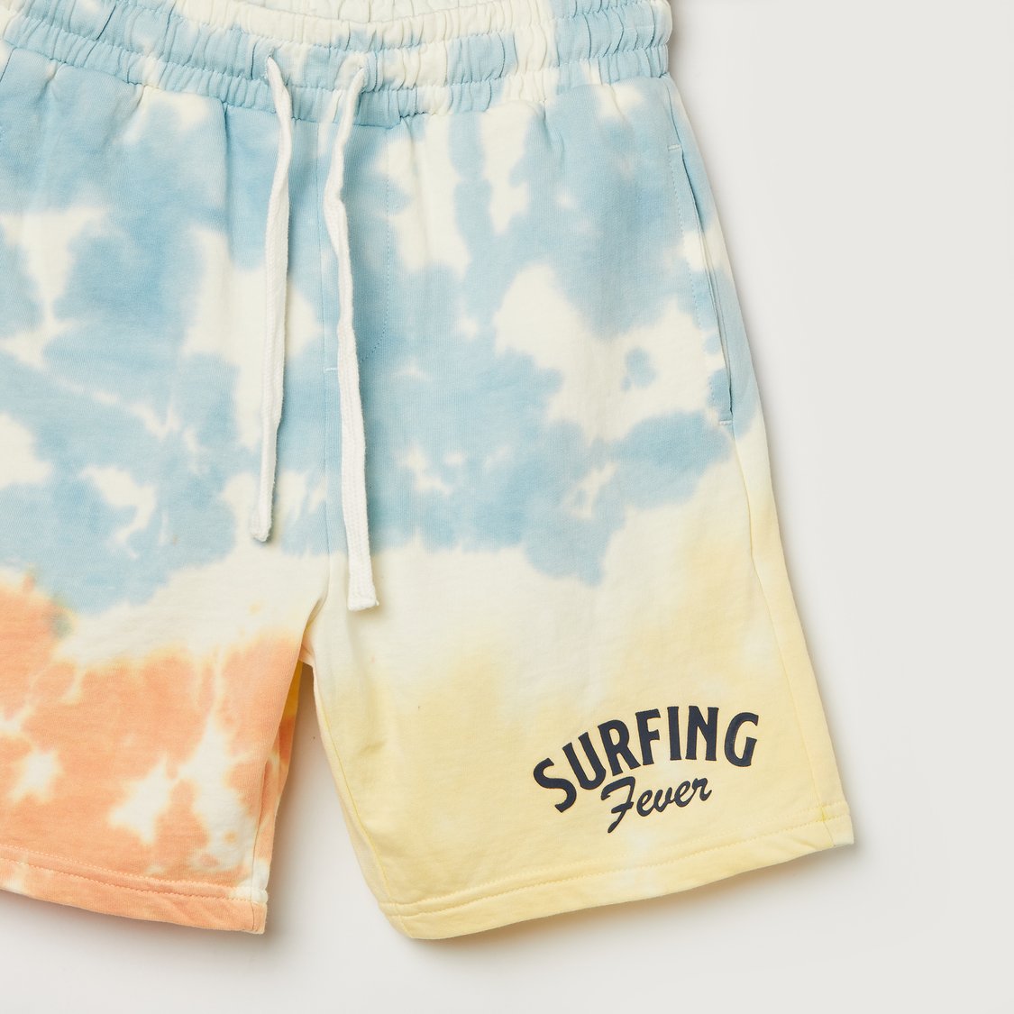 FAME FOREVER Tie & Dye Printed Shorts