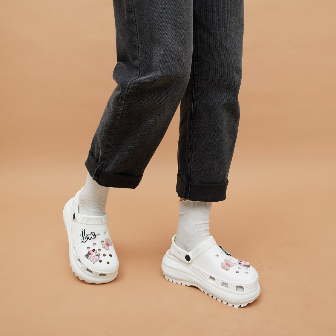 Buy GINGER Platform Clogs with Charms from Ginger at just INR